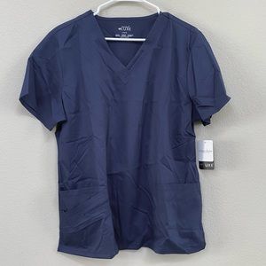 NWT Cherokee | Cherokee Luxe V-Neck Scrub Top in Navy
